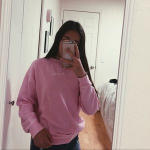 Los Angeles pink sweater